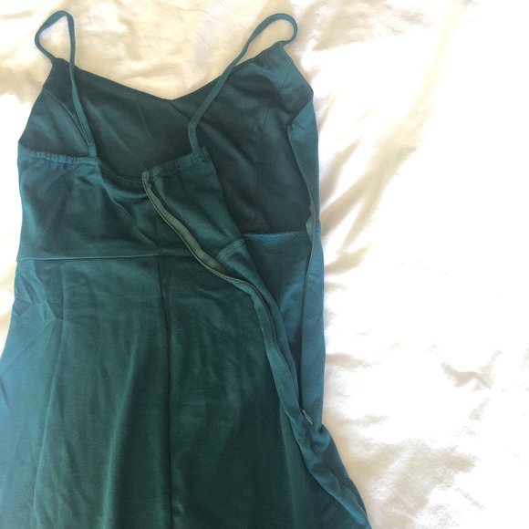 Blue-Green Sundress with Wrap Skirt and Side Zip NWT - Picture 6 of 10